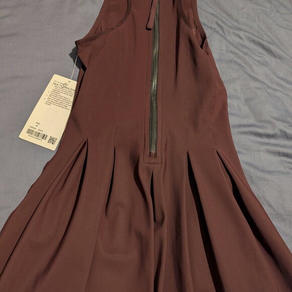 Lululemon Here to There Dress Size 4 Bordeaux Drama BNWT! - Picture 9 of 13